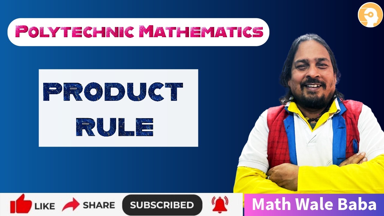Product Rule | Polytechnic Mathematics |  #creatorssuper30 #mathematics
