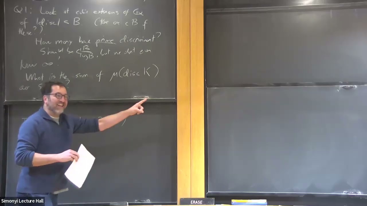 Braided Vector Spaces and Arithmetic Statistics Over Function Fields - Jordan Ellenberg