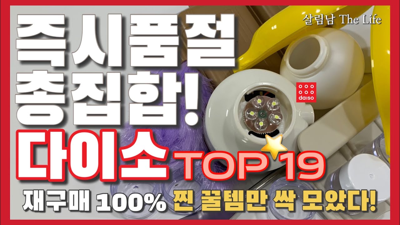 다이소 매출1등 몰아보기 💯 / 만 원짜리가 이 가격에? 말이 돼? 💁🏻 / 삶의질이 확 달라져요! 다이소 추천템 19가지 / daiso best top 19 ❤️