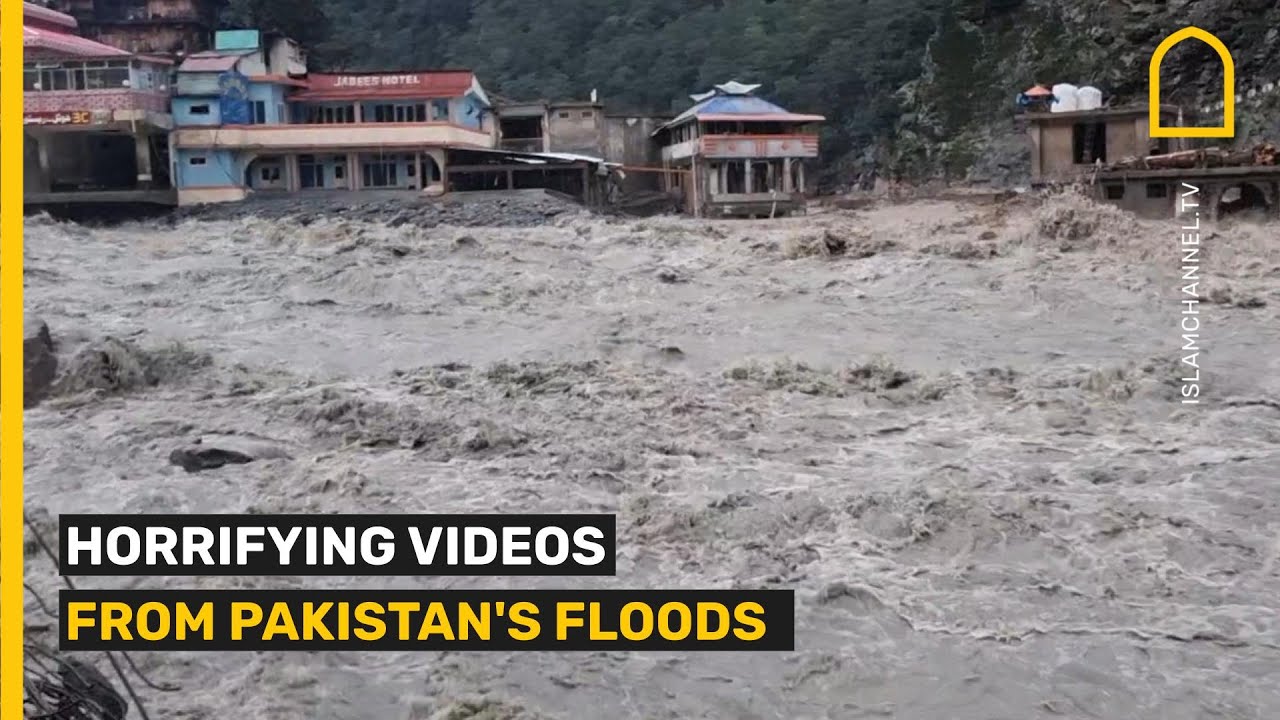 Horrifying videos from Pakistan's floods