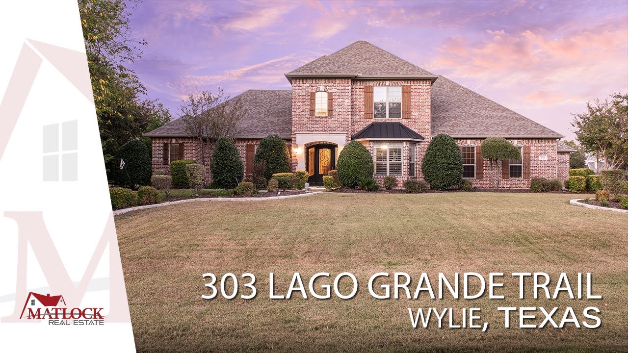 303 Lago Grande Trail, Wylie, Texas - Stunning Custom Home in a Gated Community Within Lovejoy ISD!!