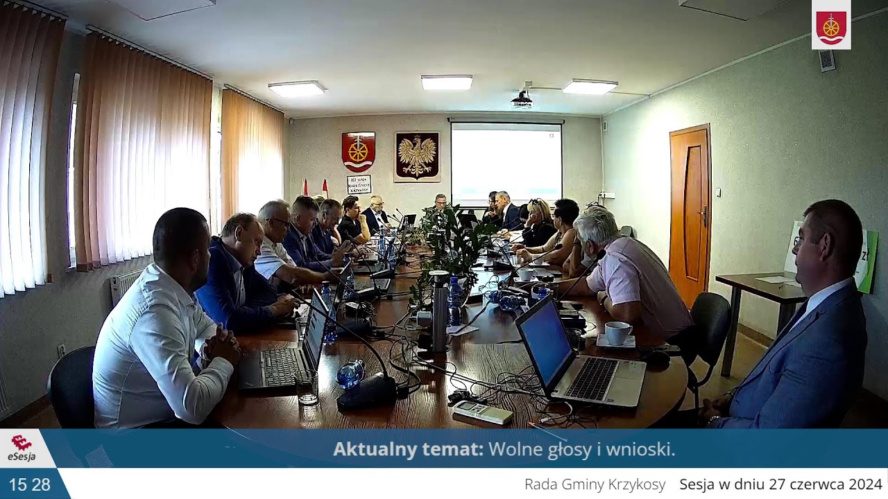 III Sesja Rady Gminy Krzykosy (kadencja 2024 - 2029)