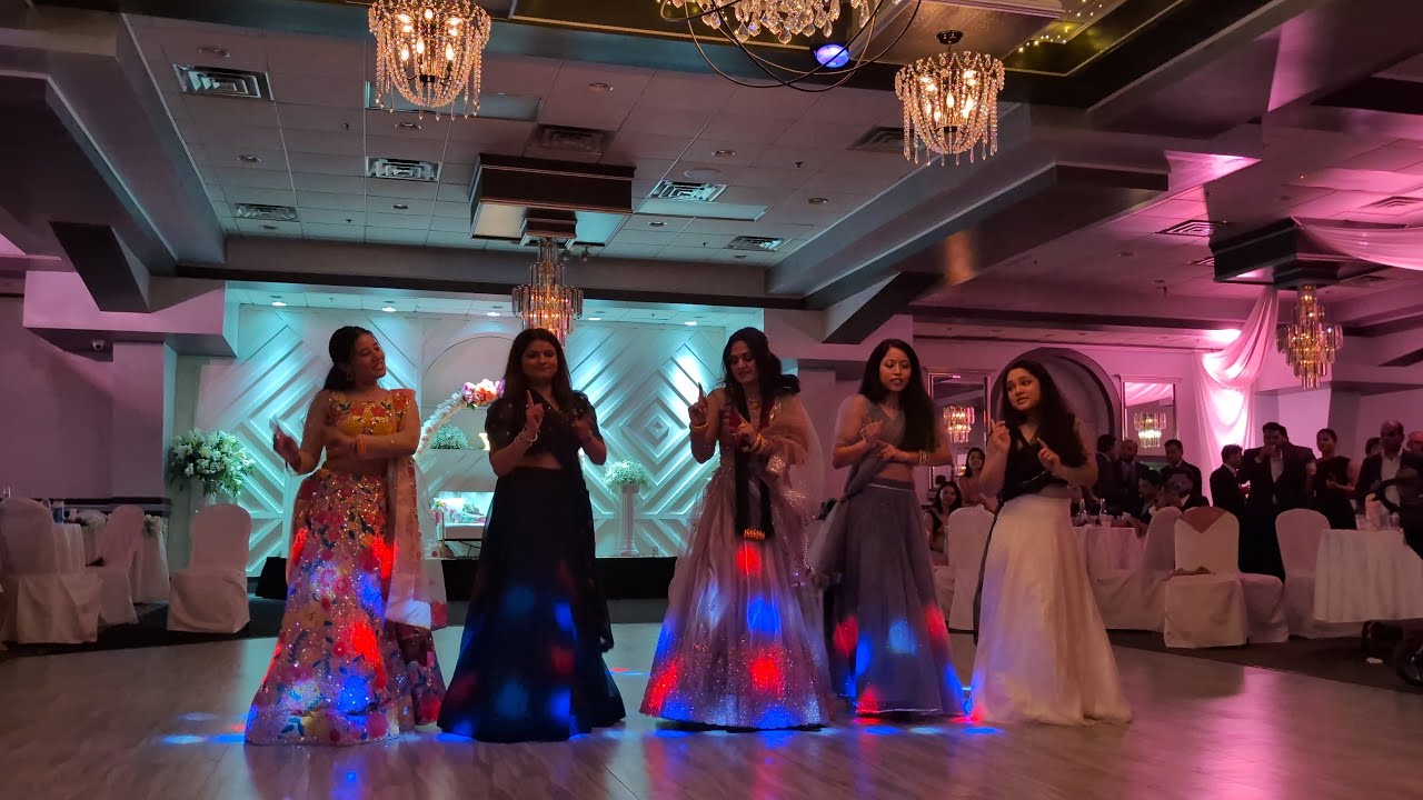 Bride & Bridesmaid Surprise Dance | Nepali Wedding Reception | Nepali-Hindi Song Mashup