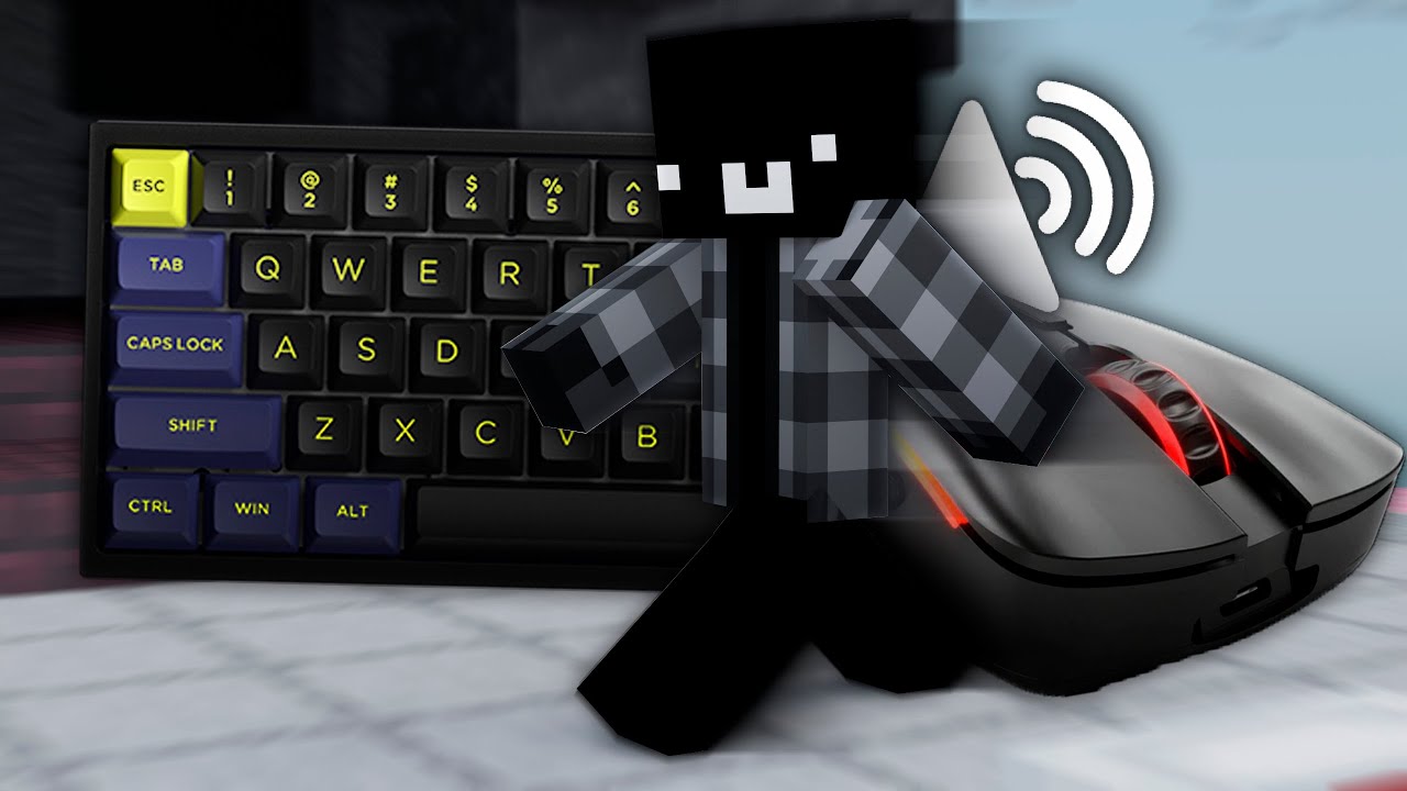 Keyboard ASMR + Mouse Sounds | Hypixel Bedwars