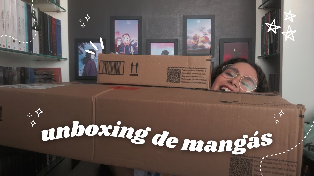 comprei 50 MANGÁS NOVOS por 500 reais na amazon