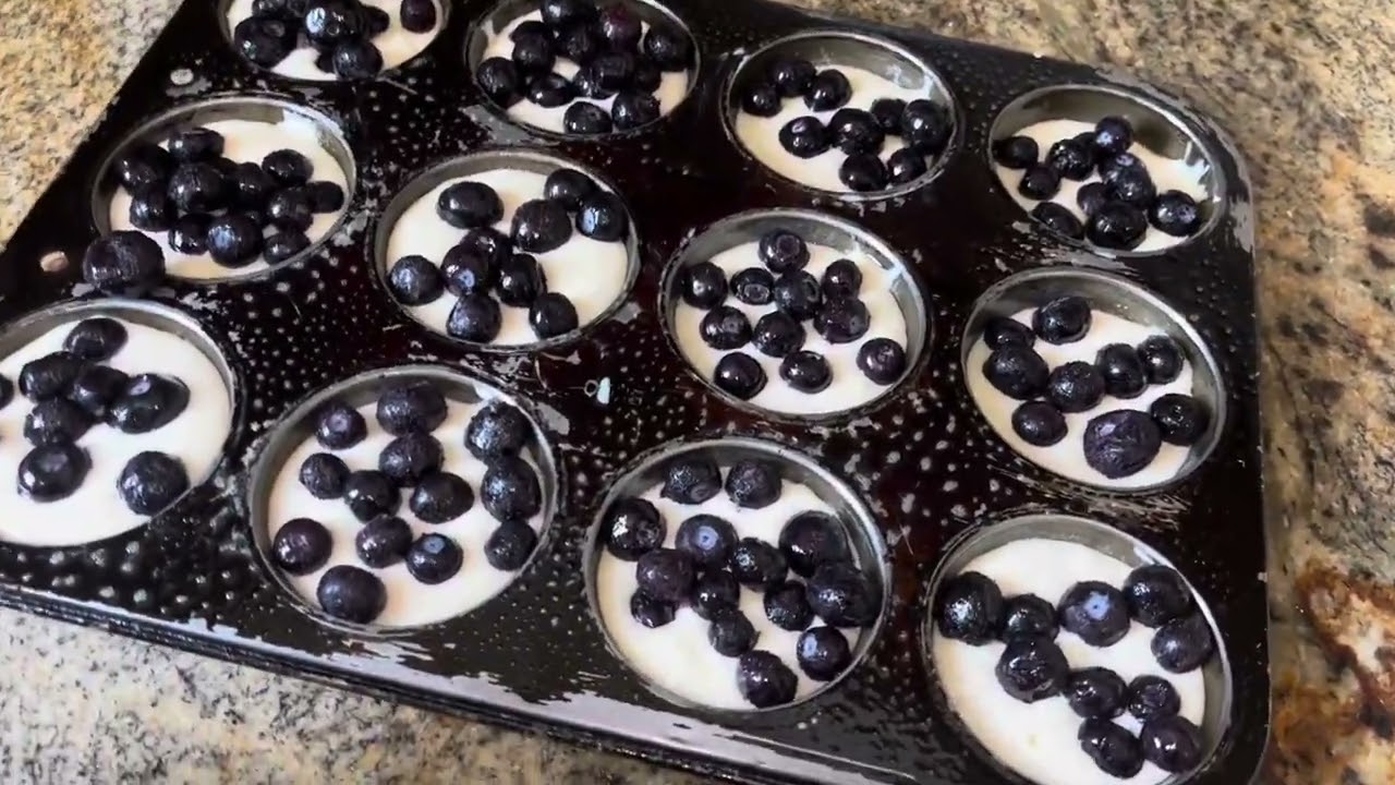 Pancake Mix Blueberry Muffins