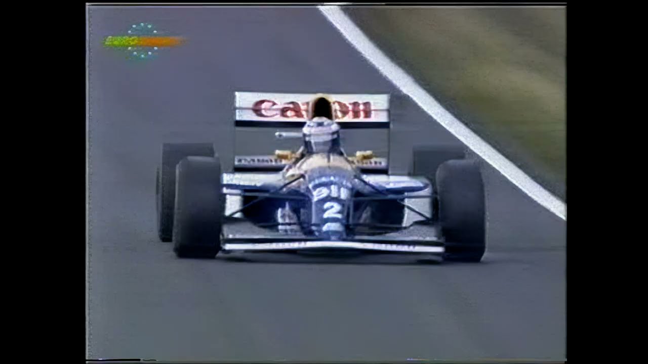 Suzuka 1993 F1 QLF2: Alain Prost Pole lap (Natural audio) [AI-enhanced]