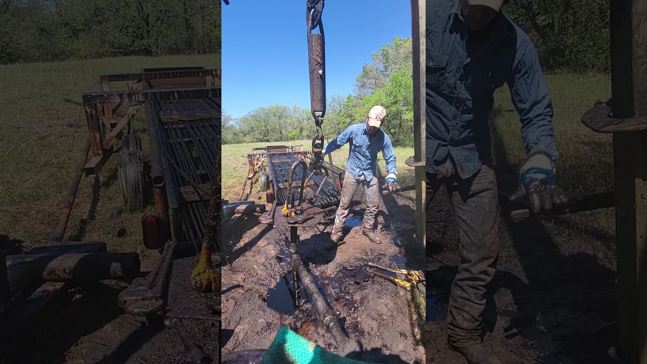 Pole Rig on Oil Well