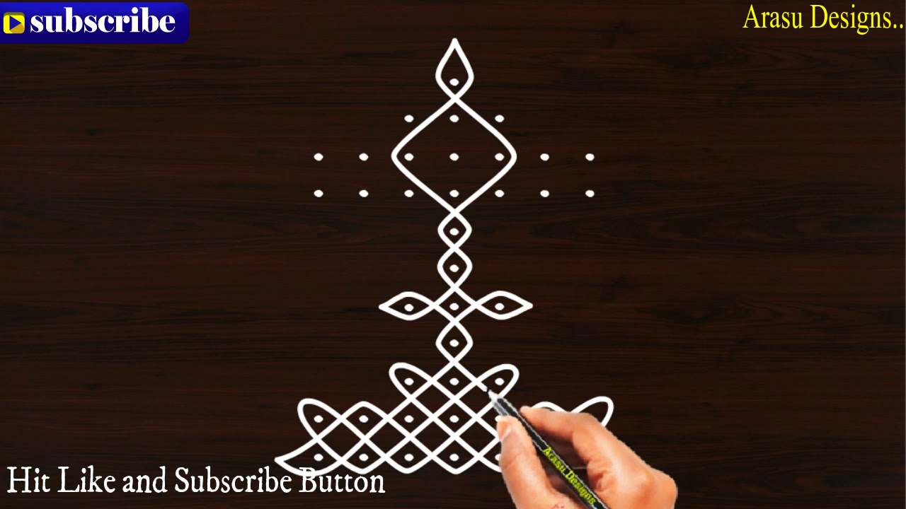 vilakku  Beautiful kolam, kuthu vilakku, neli, melikala muggulu design