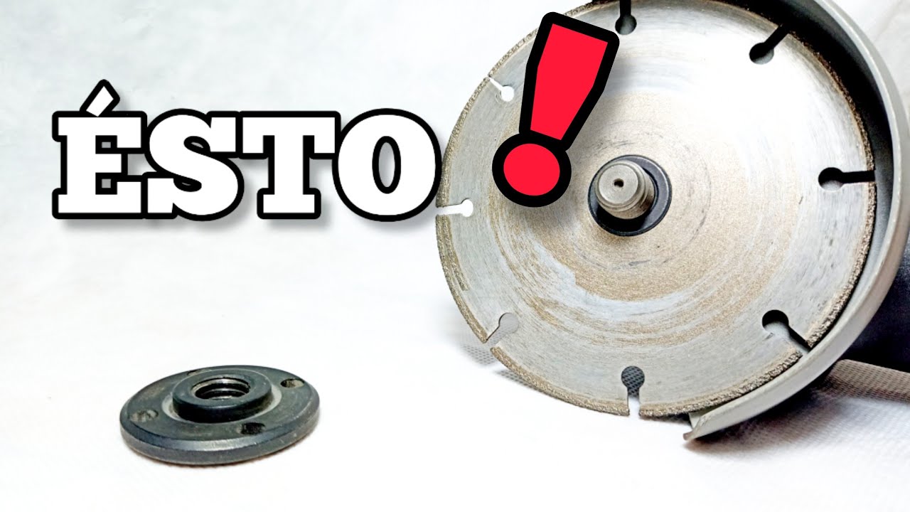 es el FIN del DISCO ABRASIVO ?  para AMOLADORA ANGULAR