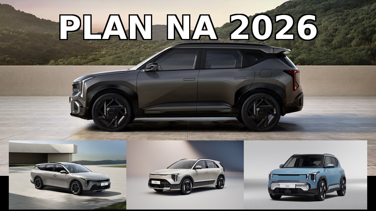Przyszłość w KIA! Plan na 2026: Kia EV2 / Kia K4 kombi / Kia Seltos / Kia Niro HEV FL / Kia XCEED FL