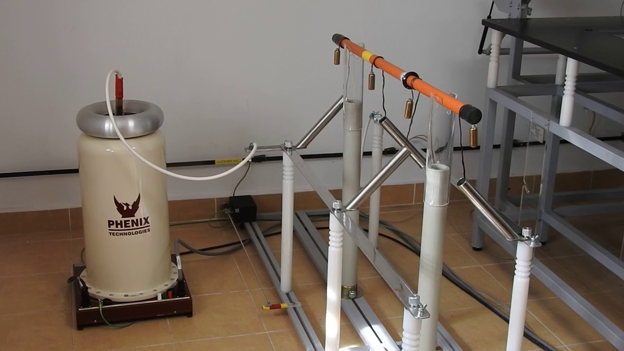Badanie drążka izolacyjnego, napięciem probierczym 100 kV