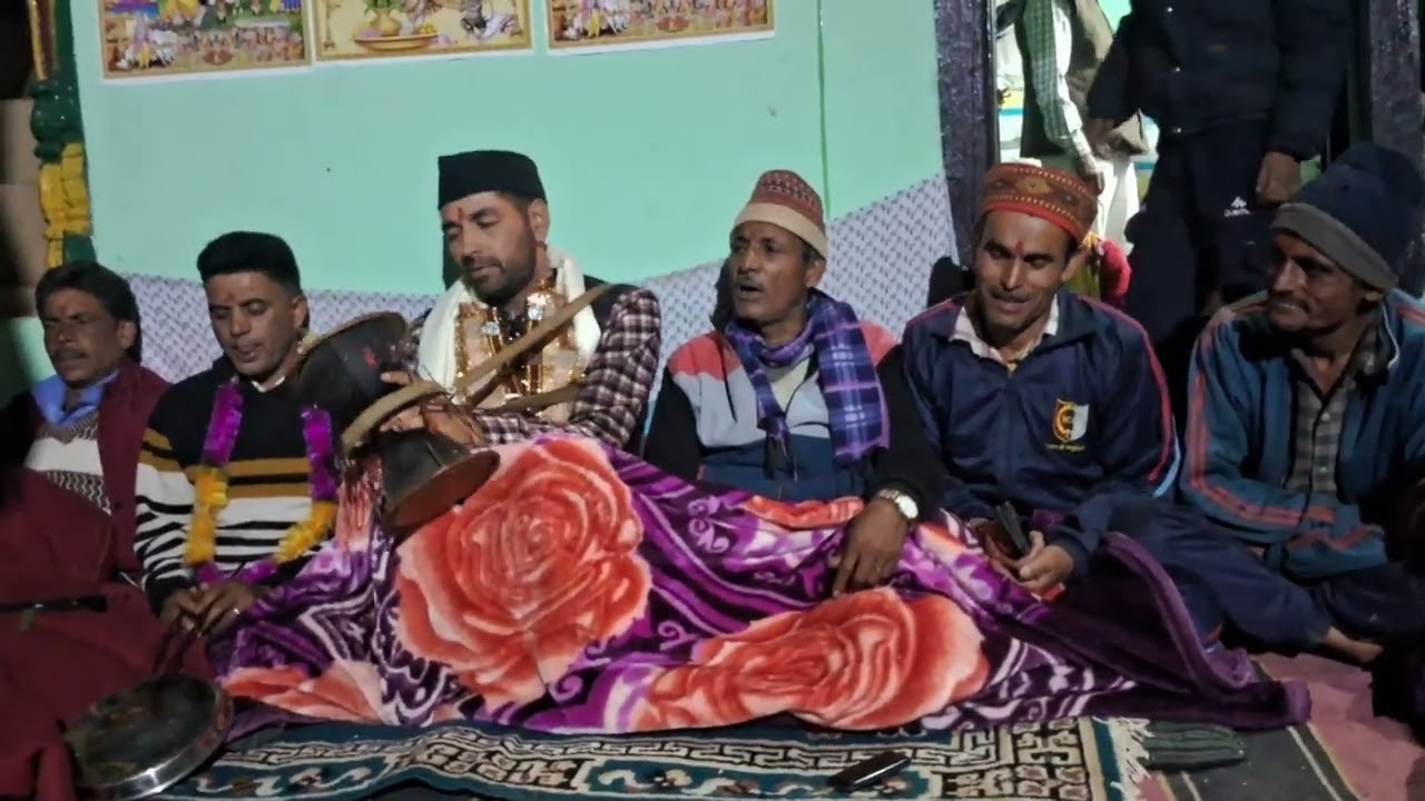 पाण्डू राजा का जैंती  वार मे मॅ शिकार खेलने जाना  तथा परेशान दुखी  होकर विलाप  करना उत्तराखंड  चमोली