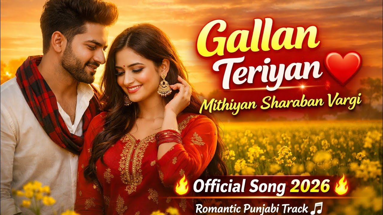 Gallan Teriyan ❤️ Mithiyan Sharaban Vargi | Official Punjabi Song 2026