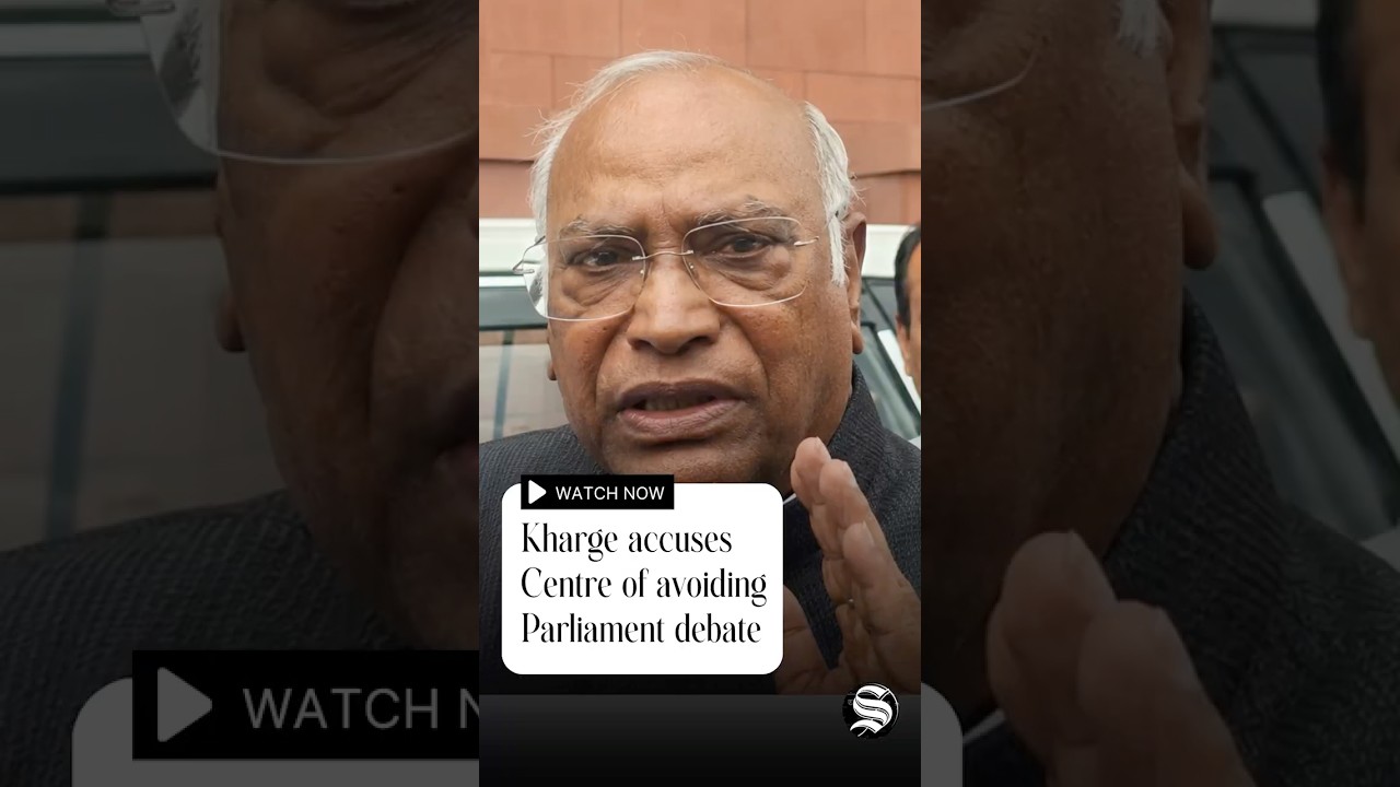 Kharge Targets Modi Government, Alleges Centre Is Avoiding Parliament Debate | #thestatesman
