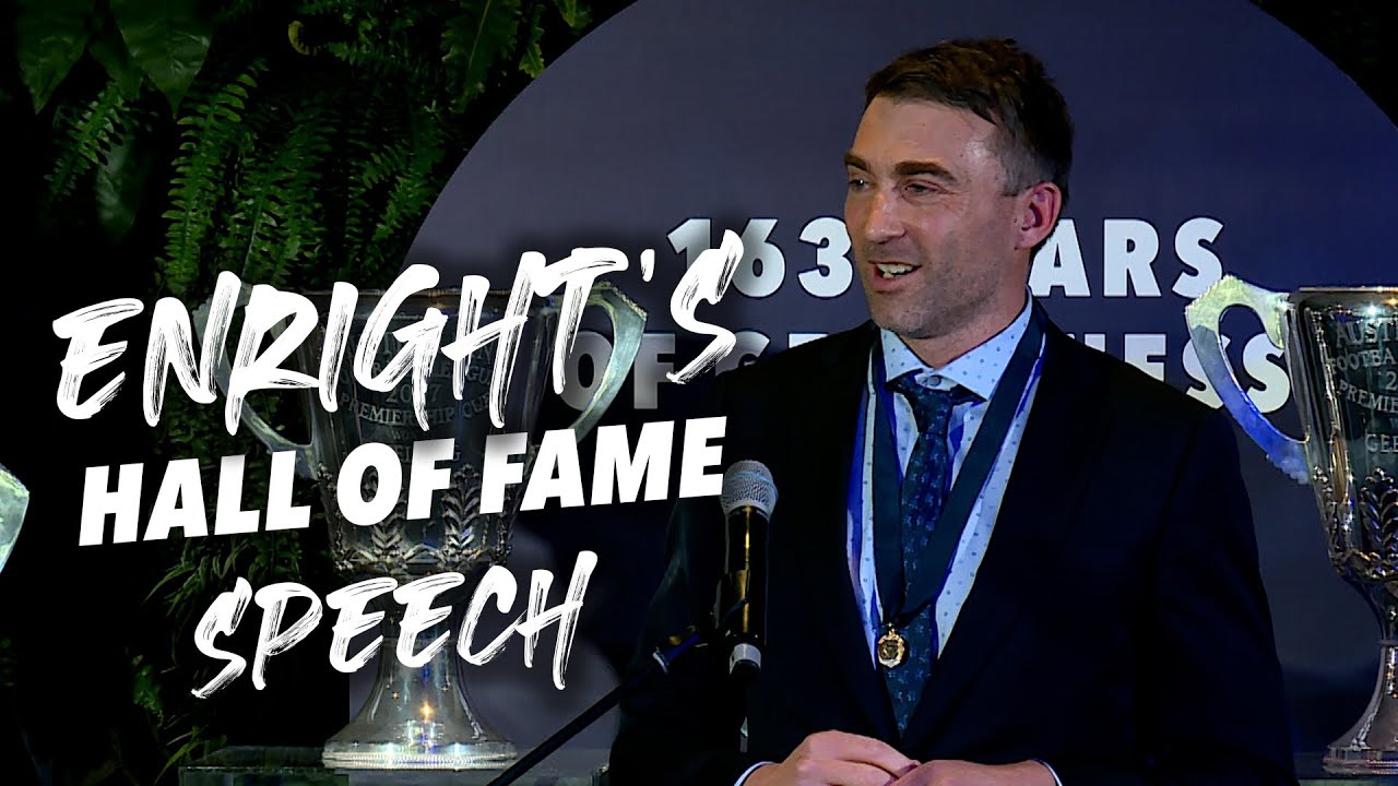 Hall Of Fame | Enright Inducted as Legend