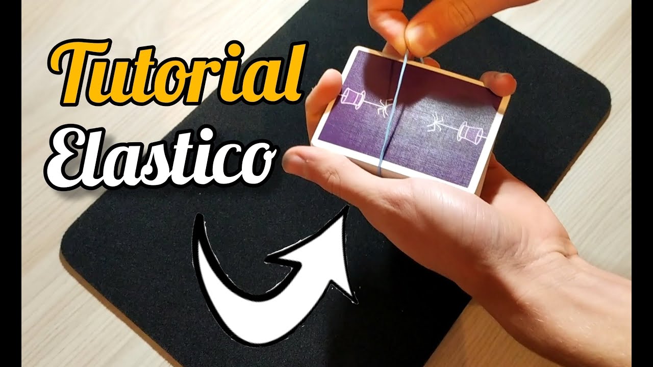 TUTORIAL magia con CARTE e ELASTICO!!/ rubber band magic tutorial