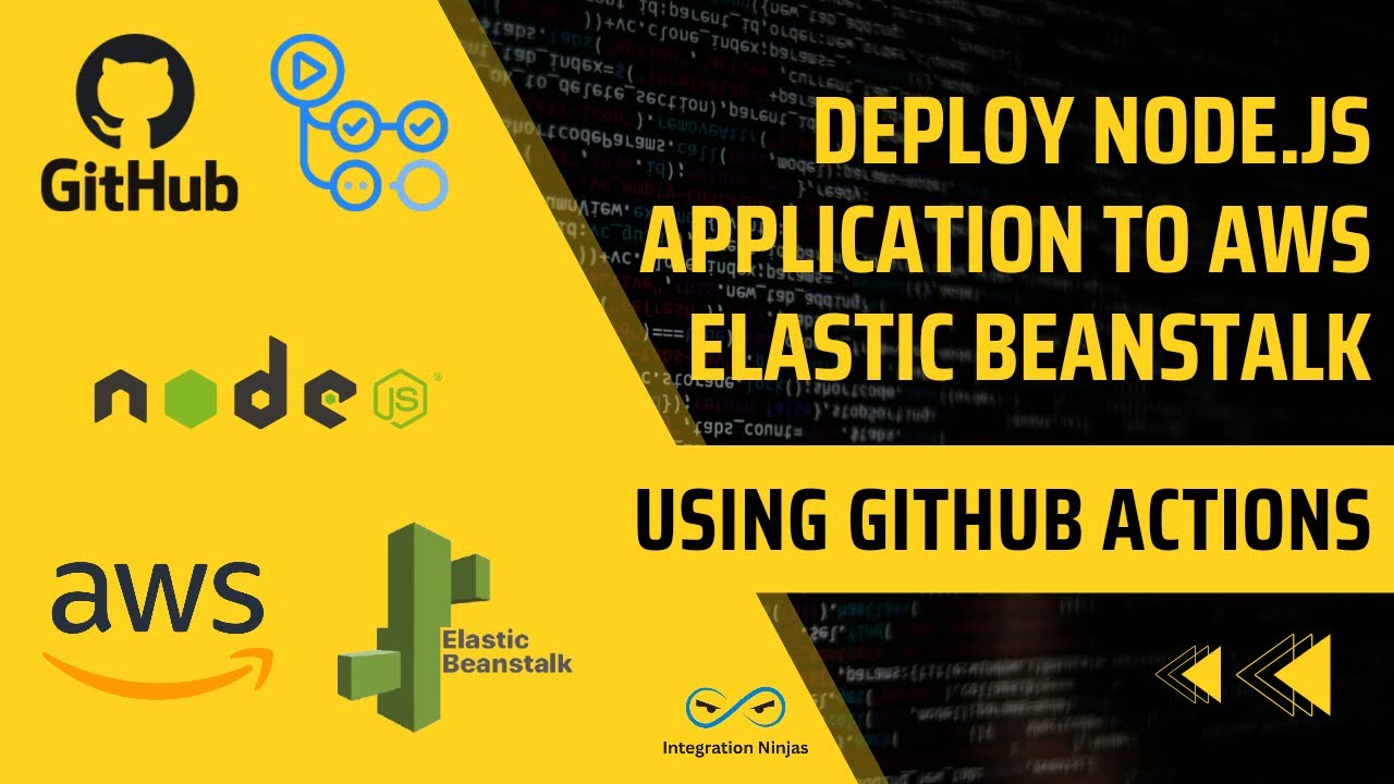 Развертывание приложения NodeJS в AWS Elastic Beanstalk с помощью GitHub Actions