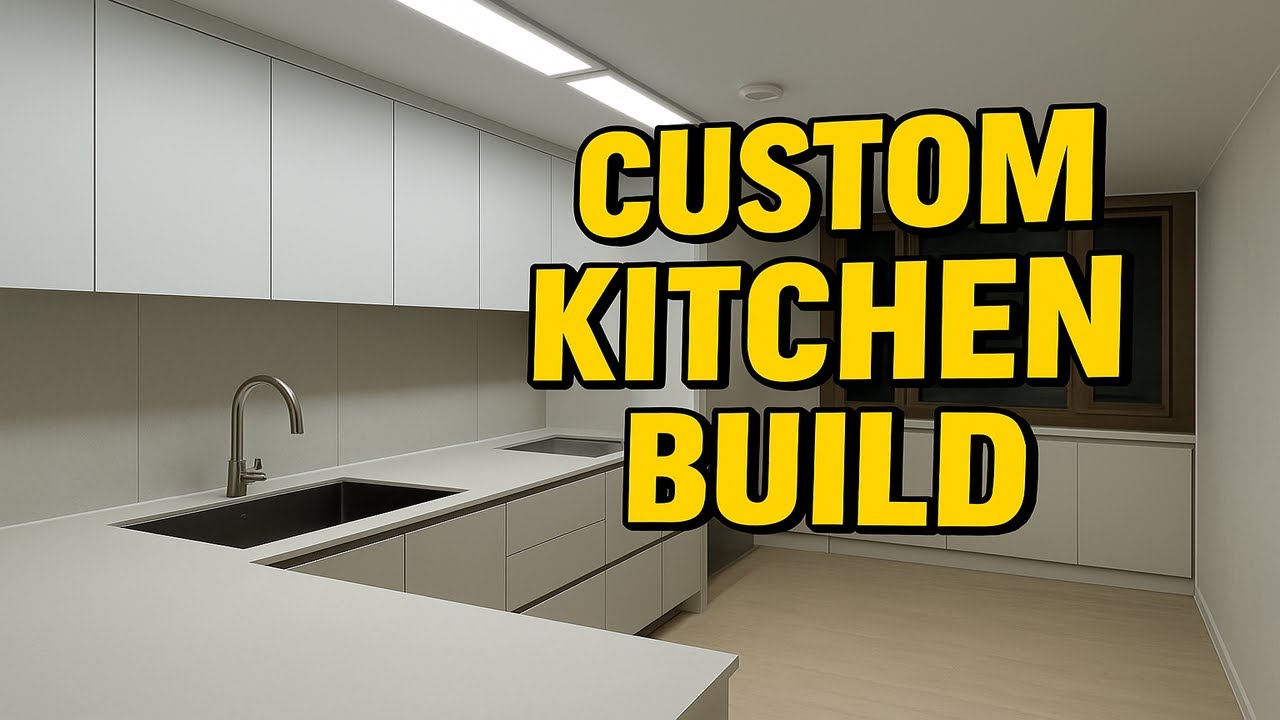 맞춤 주방 제작 전 과정  Custom Kitchen Build