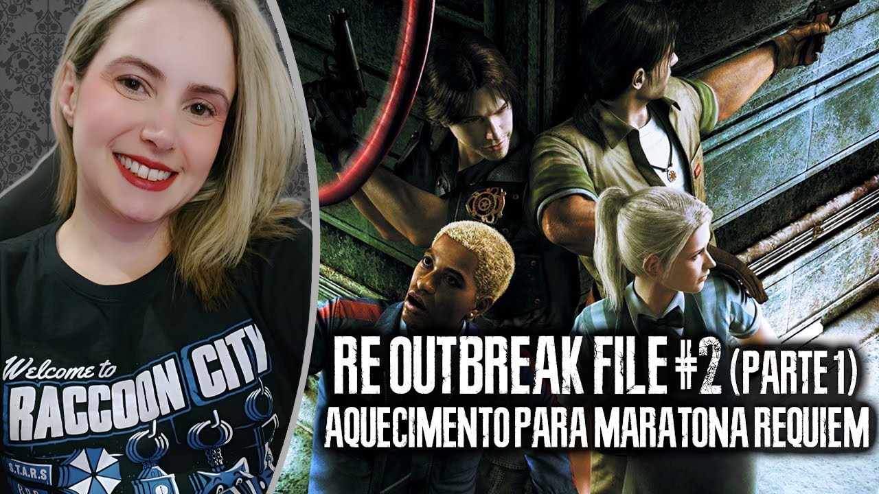 Jogando RESIDENT EVIL OUTBREAK FILE #2 (Aquecimento para a maratona pré-REquiem) | PARTE 1