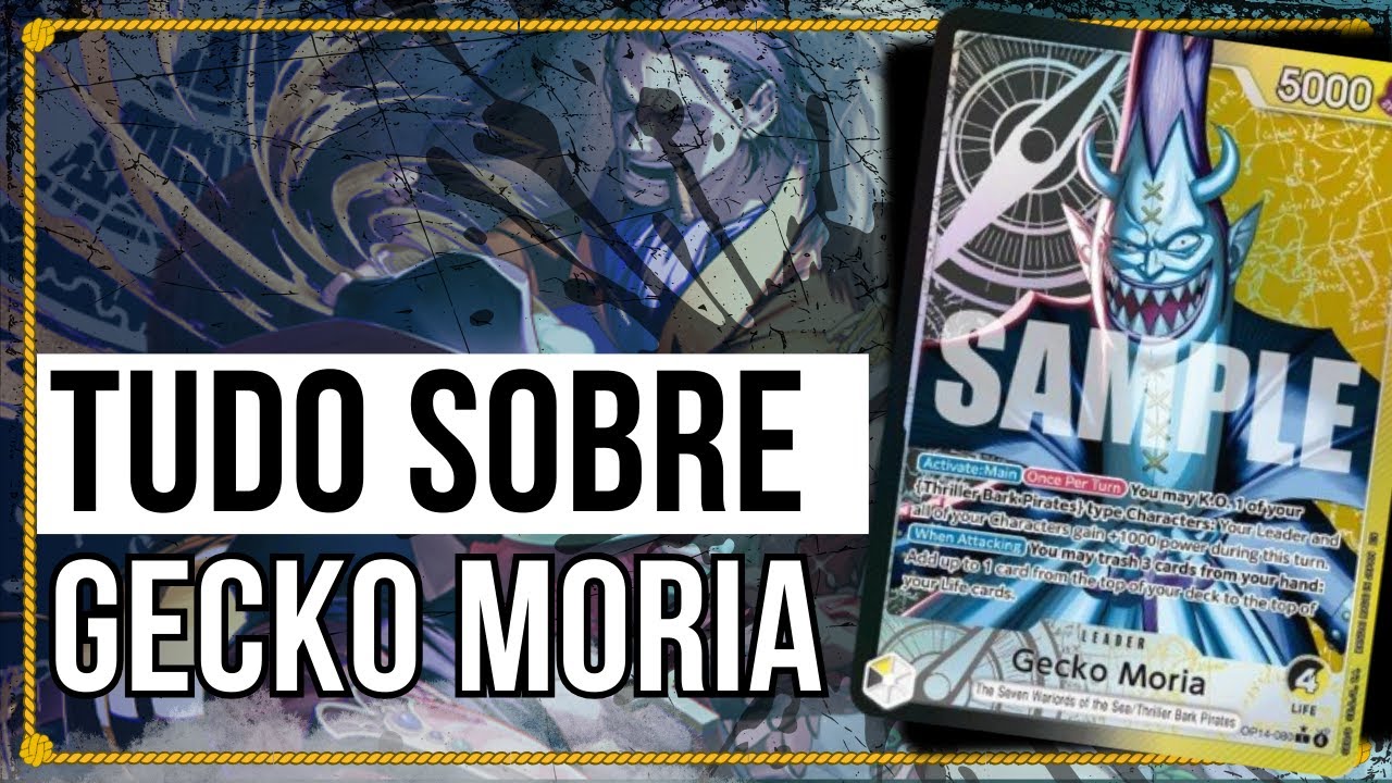 GECKO MORIA, A COXINHA TA VINDO ESCONDIDO, MAS PROMETE MUITO - ONE PIECE CARD GAME OP14