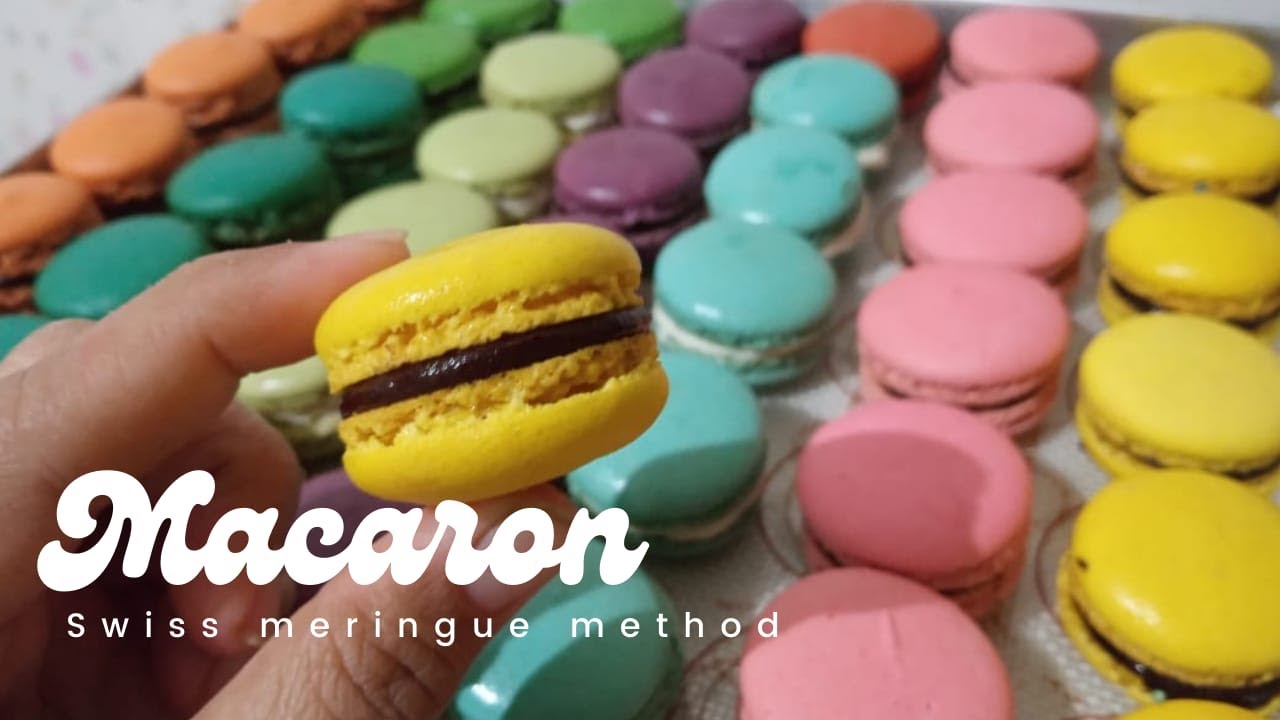Macaron (Swiss Meringue Method), Tanpa menggunakan Tepung Almond dan tanpa Cream of Tartar