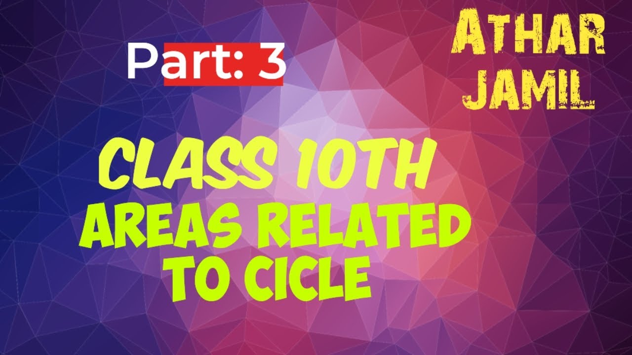 #class10 #jkbose #areasrelatedtocircle 