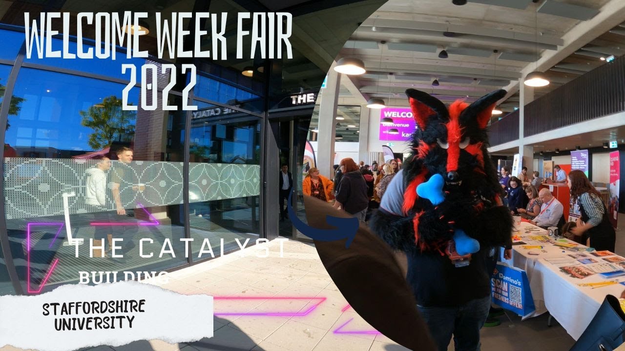 STAFFORDSHIRE UNIVERSITY WELCOME WEEK FAIR 2022 @uniofstaffs