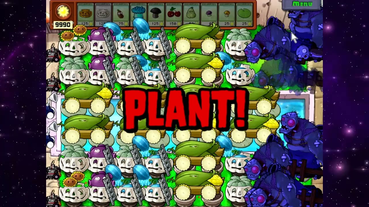 Plants Vs Zombies (Survival: Endless) - Flag 4521 to 4540