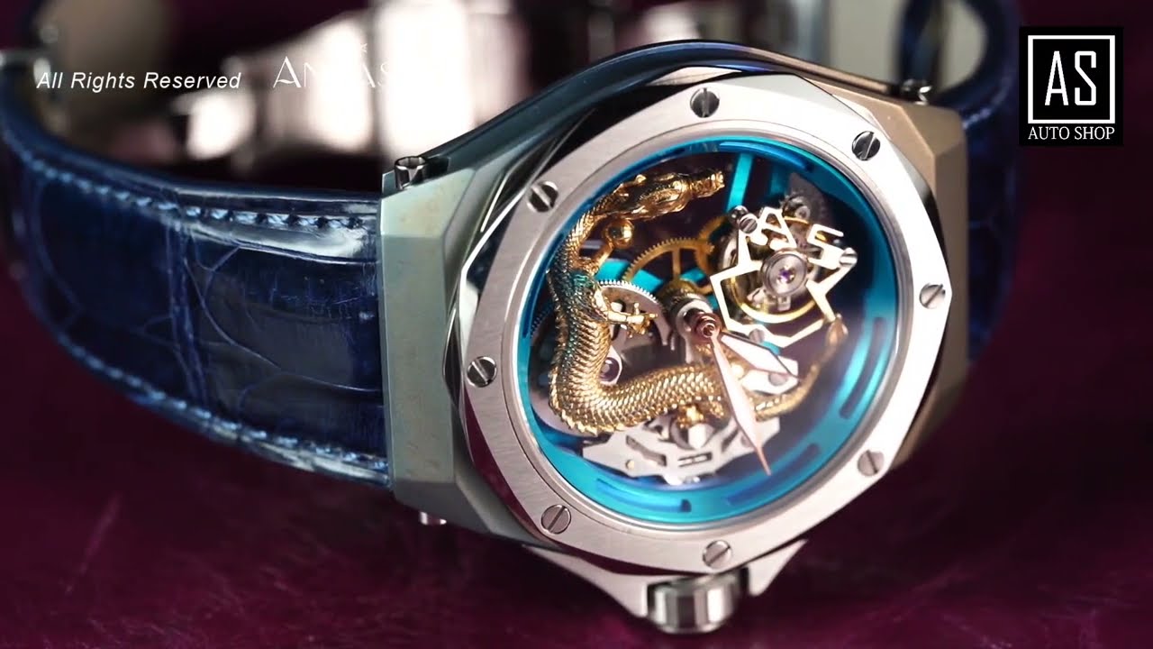 ANPASSA X AutoShop 18K Gold Dragon Tourbillon