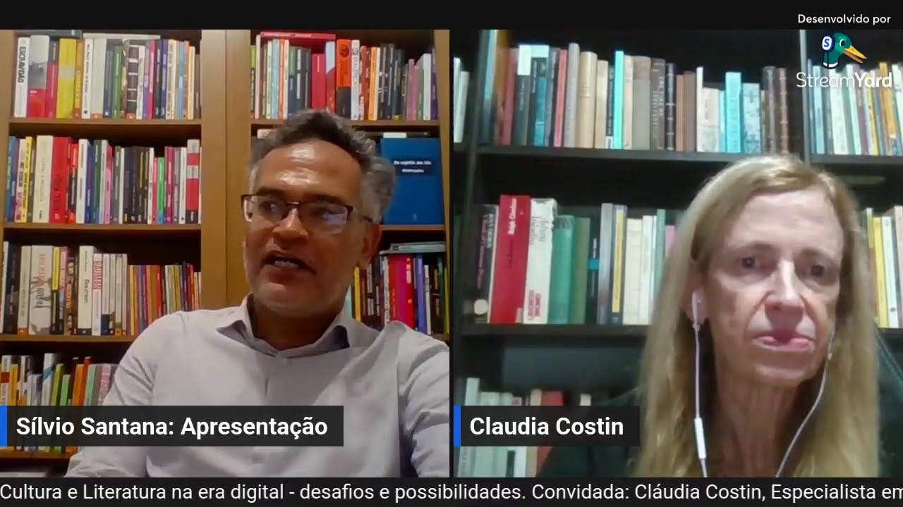 OLHAR INQUIETO - Convidada: Cláudia Costin. Tema: Educação, Cultura e Literatura na era digital.