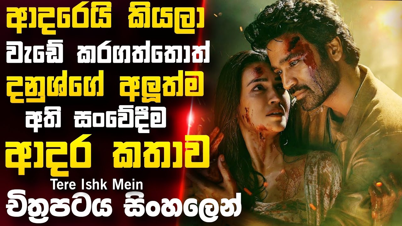 ආදරේ වෙනුවෙන් පිස්සු වැටුණු කොල්ලා ❤️‍🔥| Tere Ishk Mein Movie Review in Sinhala || Best Story