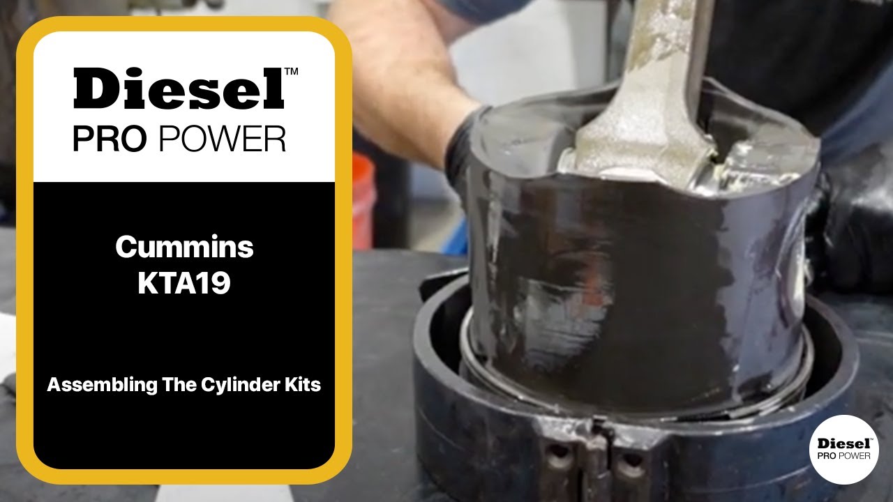 Assembling The Cylinder Kits For A Cummins KTA19