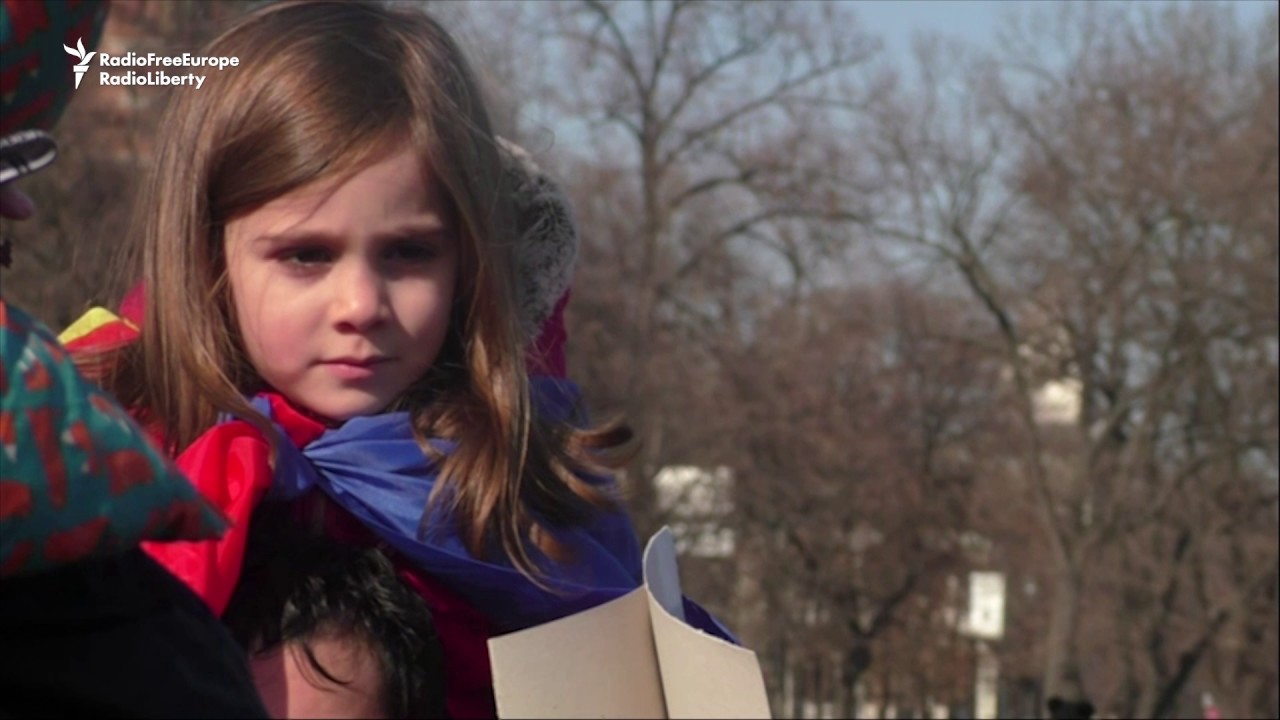Children Join Anticorruption Protests In Bucharest