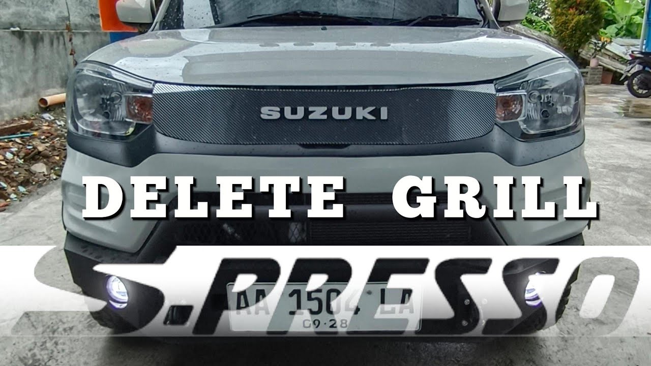 SUZUKI SPRESSO : HANDMADE DELETE GRILL!