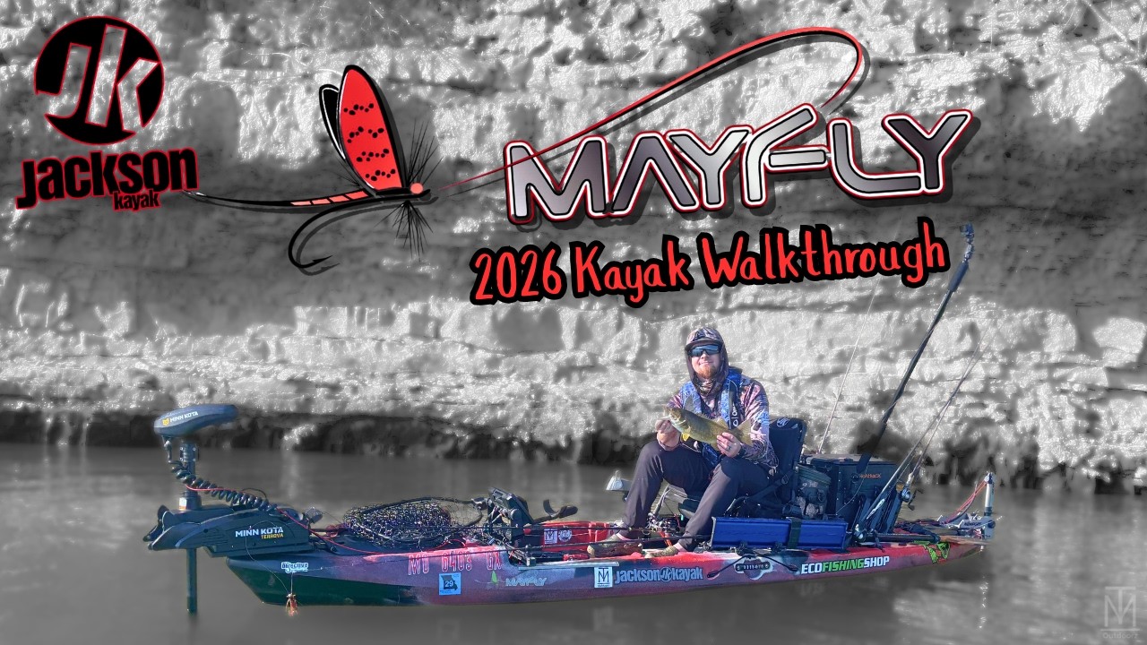 This Kayak Can Do It All! (2026 Jackson Mayfly, Tournament Fishing Kayak Walkthrough)