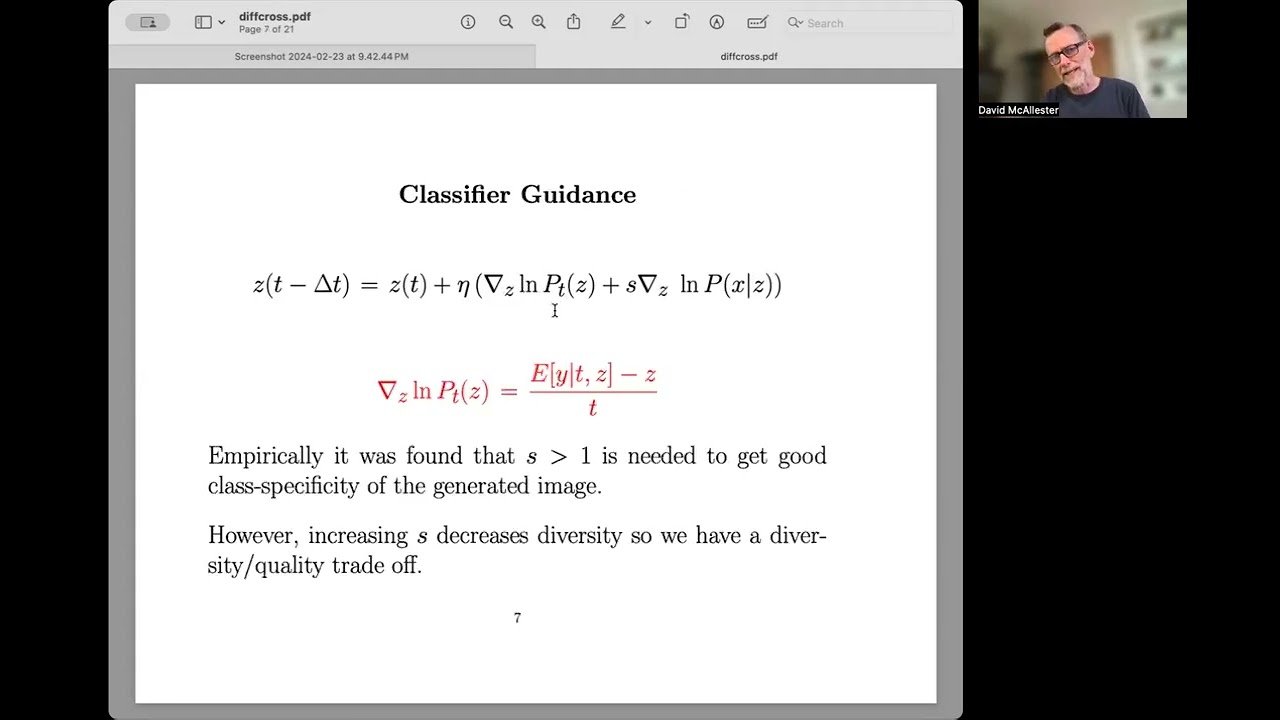 Guidance for diffusion Models