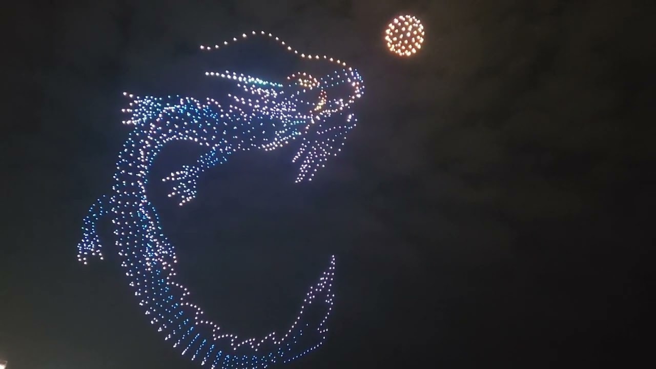 2024 갑진년 여의주 를 나의품안에 /2024 카운트다운 광안리 드론쇼 / New Years Countdown 2024 Drone Show/ABBA - Happy New Year