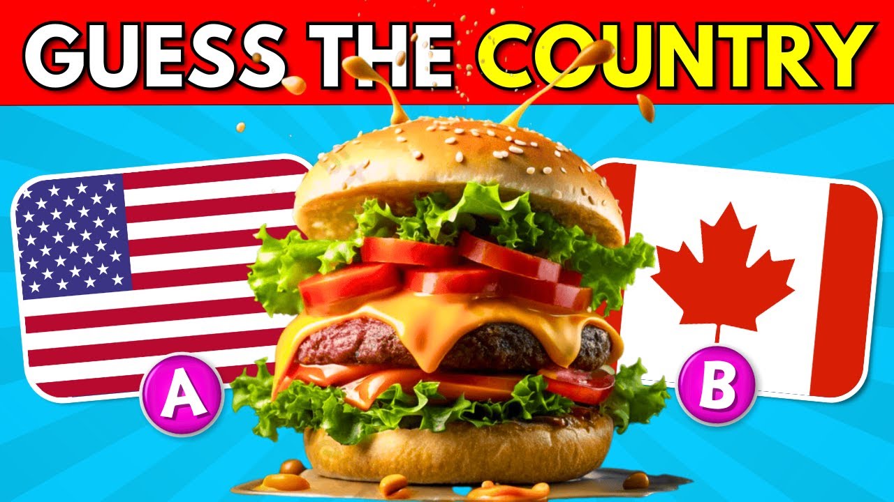 Can You Guess the Country by its Food 🤔🍕 | Country Quiz 🍟