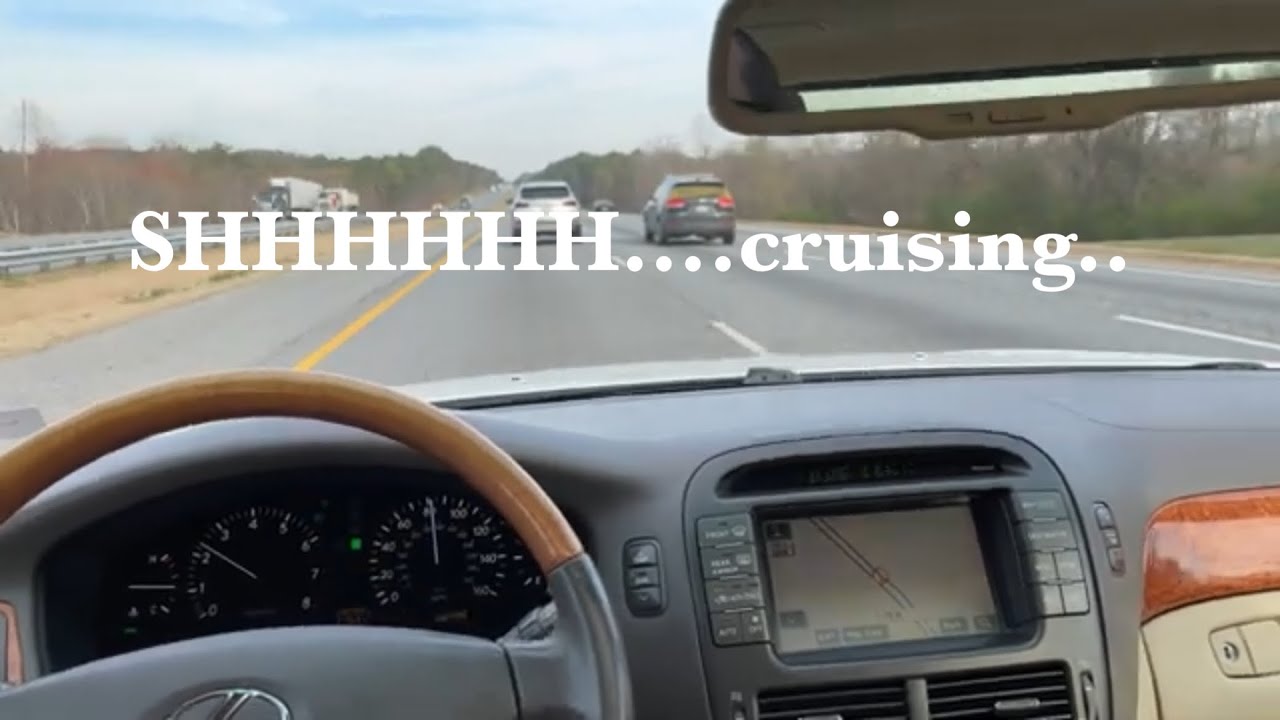 More relaxing ASMR highway Lexus Ls430 POV Test Drive