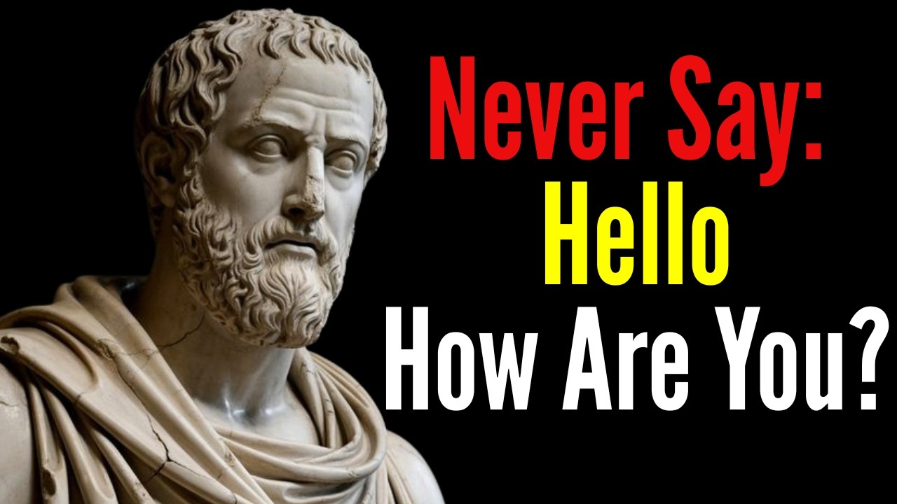 Say These 6 Words Once — And Anyone Will Listen | Stoic Wisdom