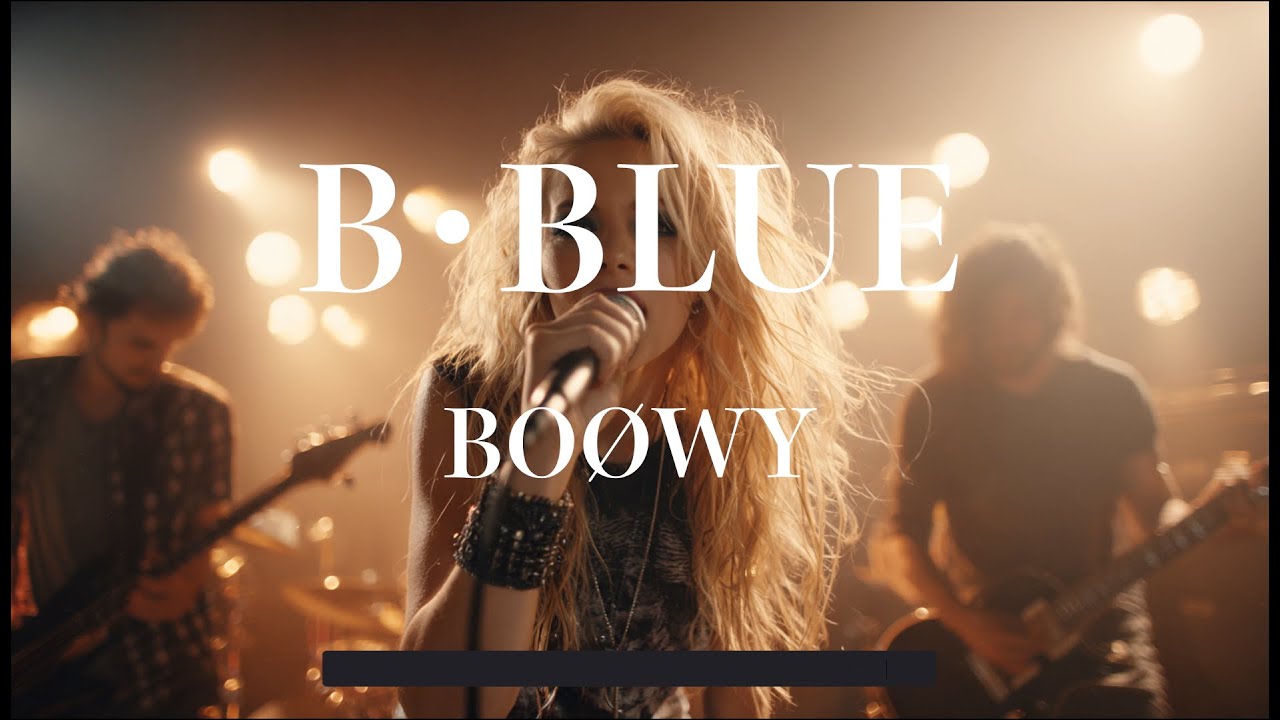 B･BLUE / BOØWY 🎸Hard Rock Female Vocal 歌ってみた [AI Sing Jpop  kAthrsIs -カタルシス-]