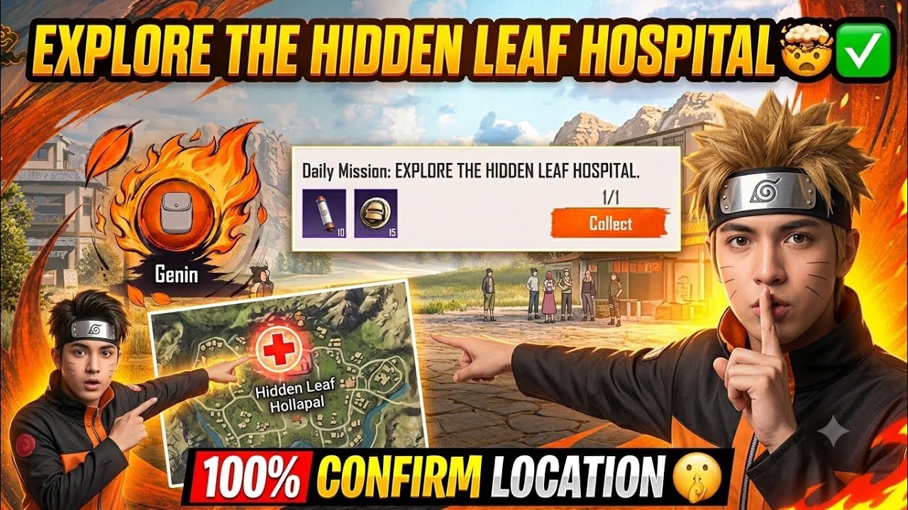 EXPLORE THE HIDDEN LEAF HOSPITAL 🤯 NINJA INSTITUTE MISSION