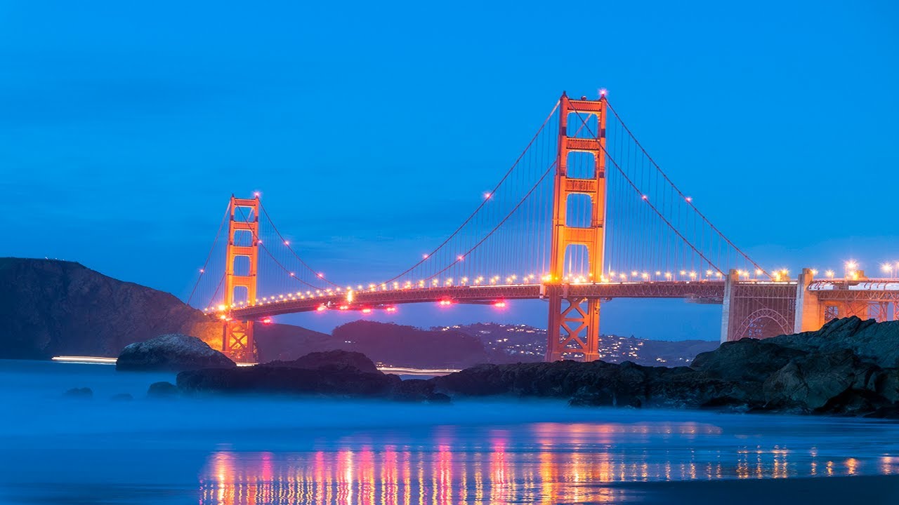 Baker beach San Francisco, CA SW 4K #naturetherapyfilms