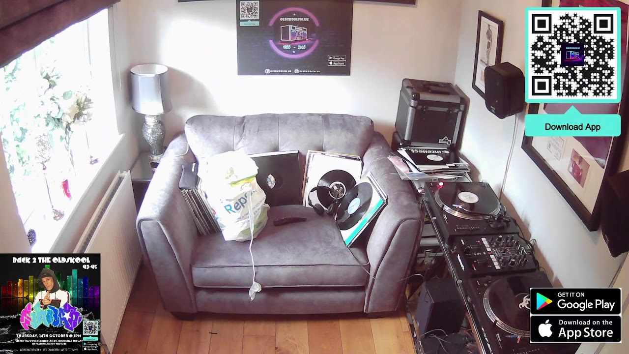 Oldskoolfm live with Shabba D, Oldskool vinyl, 93-95