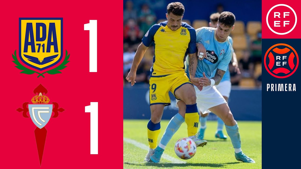 RESUMEN #PrimeraFederación | AD Alcorcón 1-1 RC Celta de Vigo B | Grupo 1 | Jornada 2