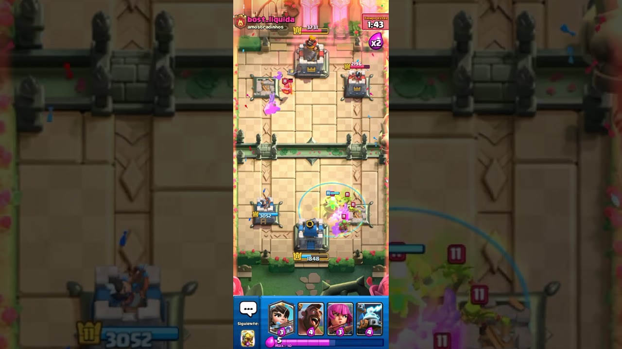 Jugando Clash royale pero el nuevo evento 
