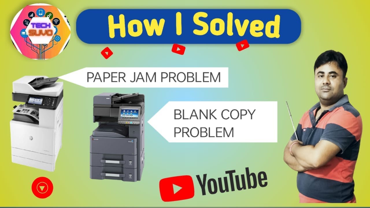 Solve Paper Jam & Blank Copy Issues:HP LaserJet MFP M72625 and Kyocera Taskalfa3212i Solutions