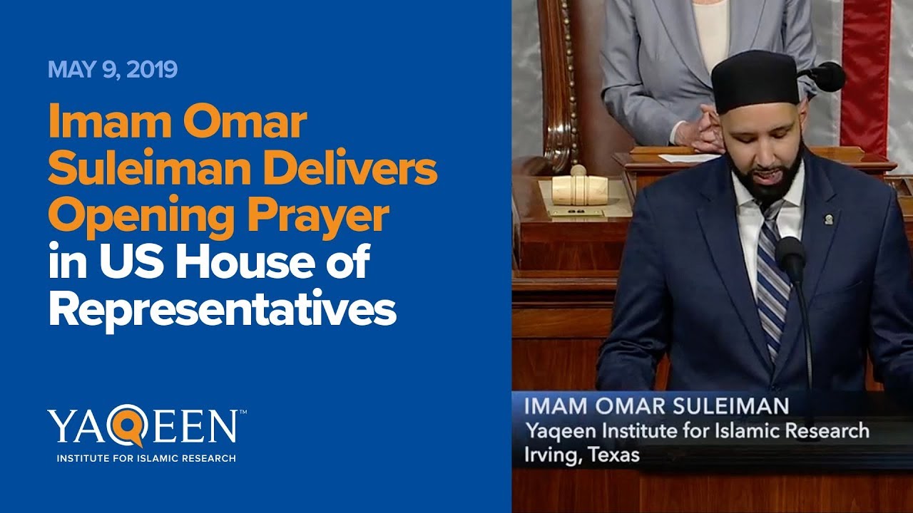 Imam Omar Suleiman Delivers Opening Prayer in US House of Representatives
