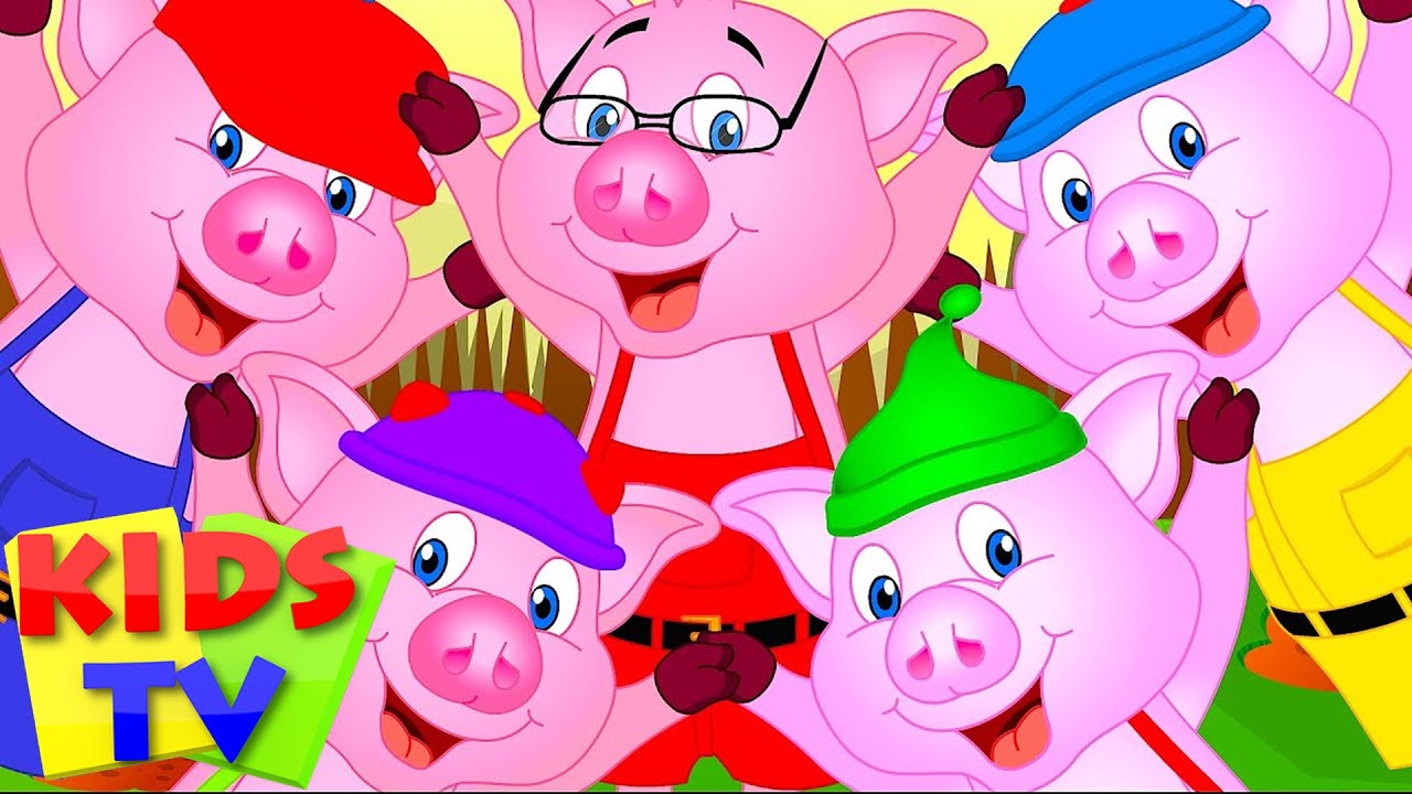 Five Little Piggies | Nursery Rhymes Five Little Series | Kids Tv Nursery Rhymes S